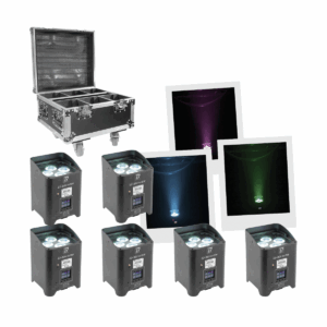 Jeu de lumières sur batterie