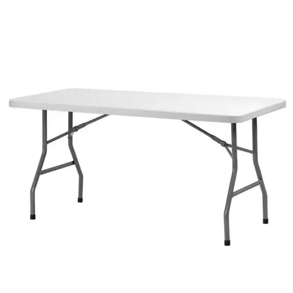 Table pliante grise